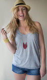 Eve Rasberry Necklace that gives back | Tuli | Shop by HeartStories