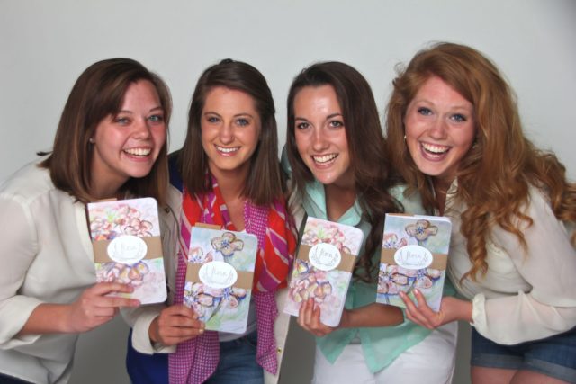Ashley Vanbuskirk with Friends, Flora Stationery