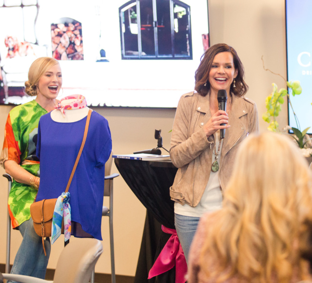 Crystal Gornto and Alison Lumbatis Get your pretty on heartstories GNO girls night out Frisco Texas