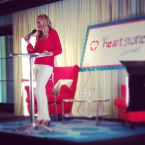 Crystal Gornto speaking at HeartStories Summit