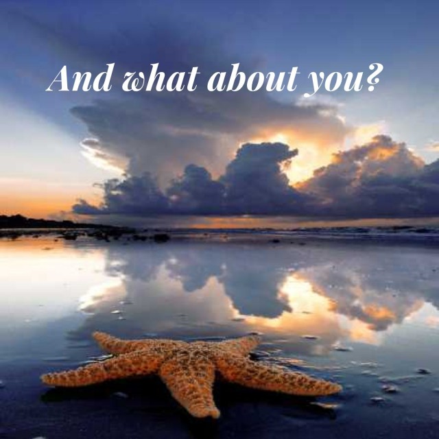 AWAY Starfish on a Beach