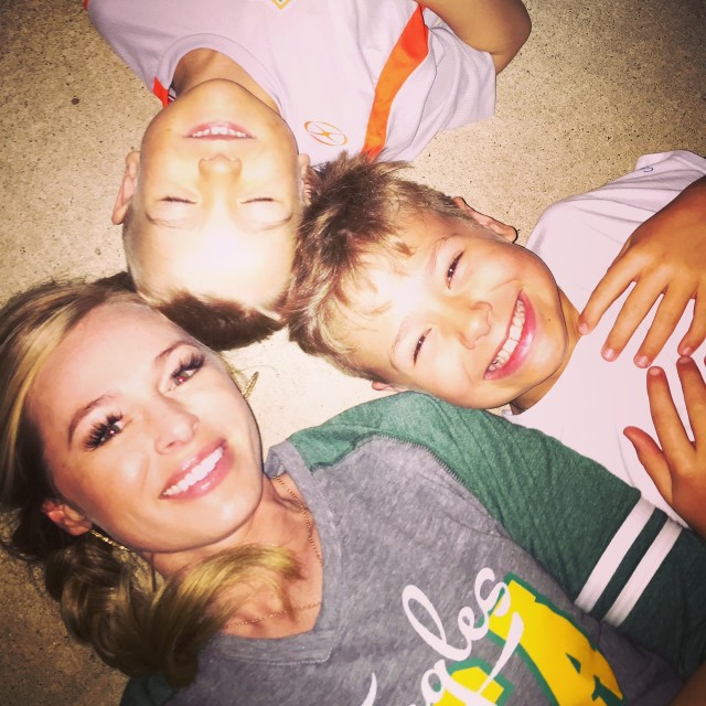 Star gazing with the boys.  All that matters