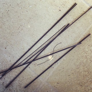 Broken Cabana Poles