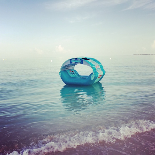 Inflatable cabana