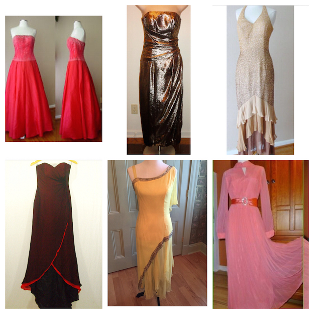 Vintage gowns on ebay