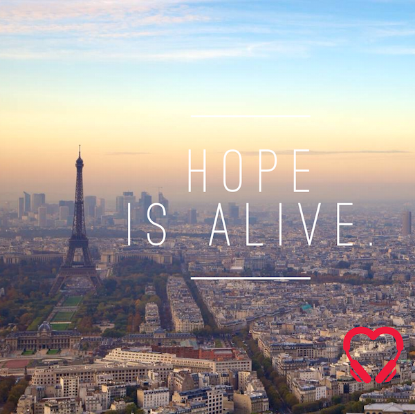 Hope is alive. HeartStories Paris