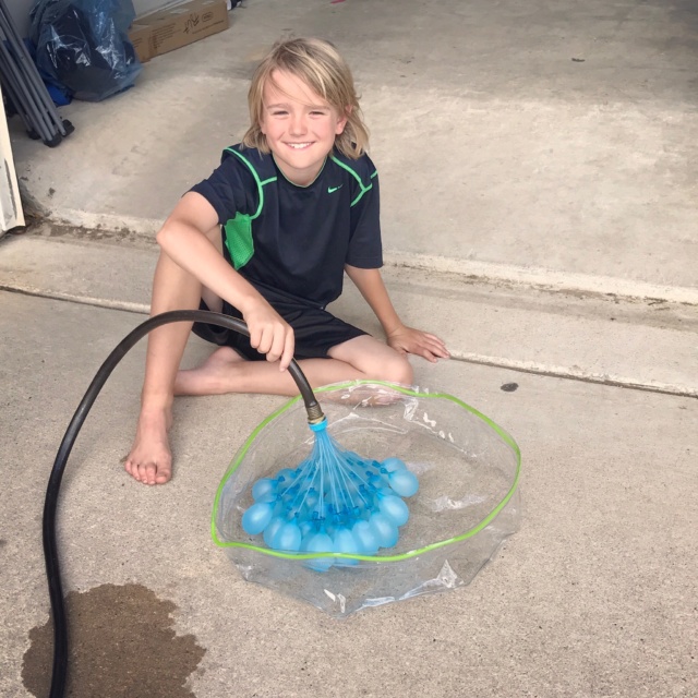 Water balloons for eggs