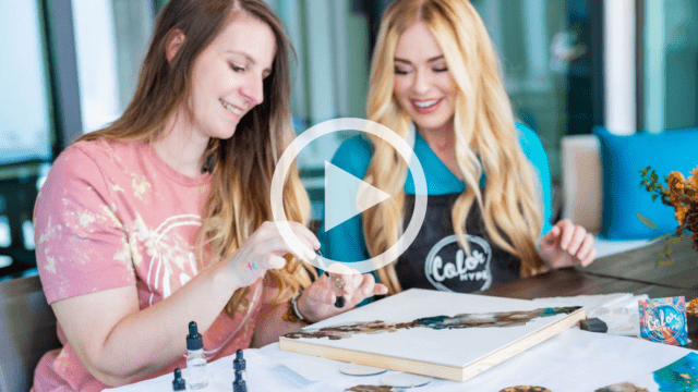 Gilded Ink GNO ~ Paint Pouring Workshop